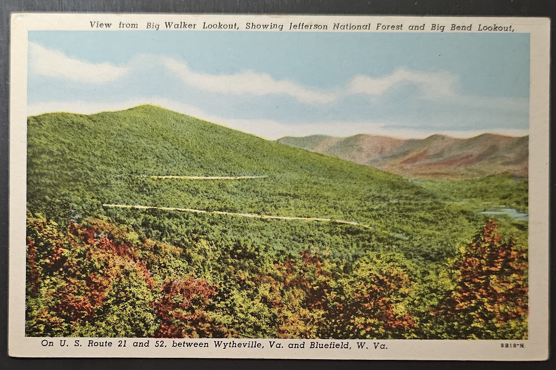 (image for) postcard USA - WV - West Virginia #0014